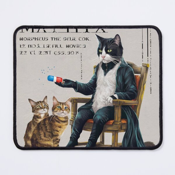 Item preview, Morpheus Cat MATRIX designed and sold by DeadSocietyArt.