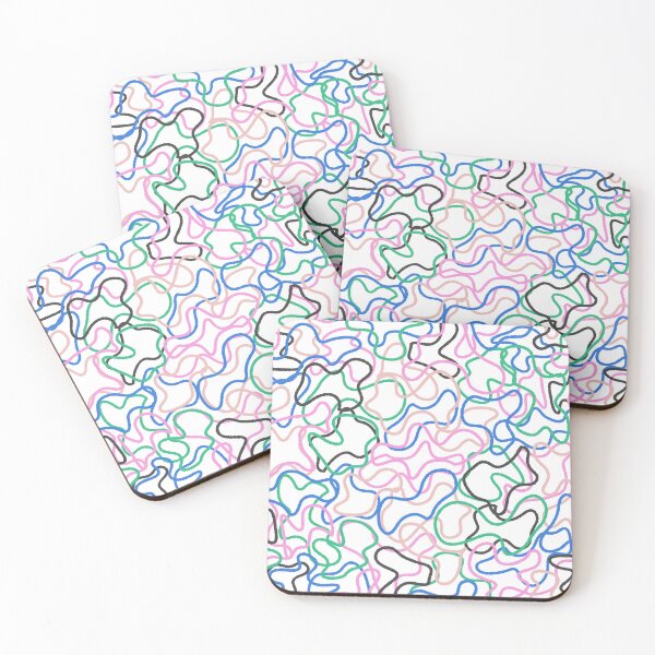 Item preview, Squiggly Jazz Retro Pattern  designed and sold by is this trash?.