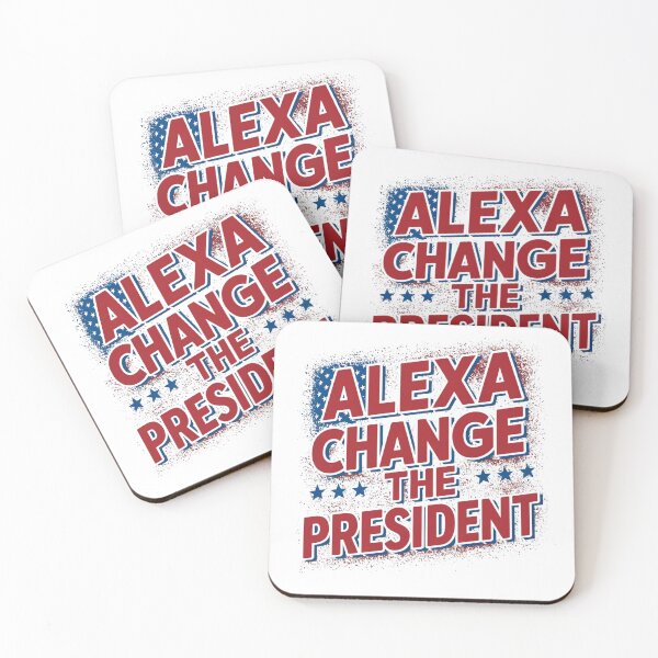 Item preview, Alexa Change the President - Political Satire Tech Humor Tee designed and sold by BunBuntheDog-.