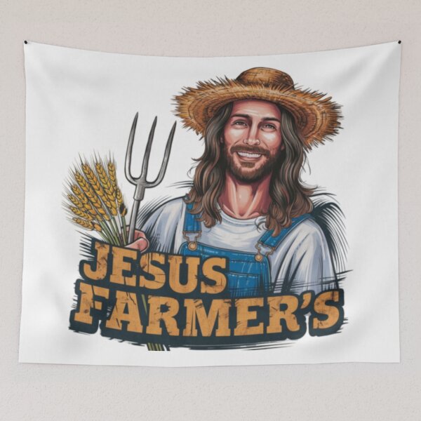 Item preview, "JESUS FARMER". CHRISTIAN FARMERS  designed and sold by Obinne.