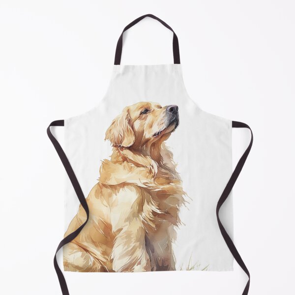 Item preview, Watercolor Portrait of a Golden Retriever designed and sold by Christian Weiss.