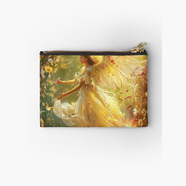 Item preview, Glorious Flower Angel with Butterflies designed and sold by Tees-and-Trends.