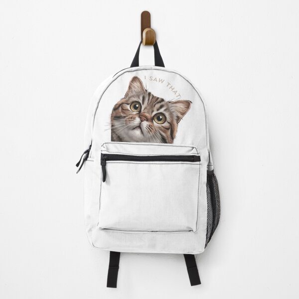 Item preview, "I SAW THAT" Meme Sneaky Cat - Curious happy animals Design #5 designed and sold by Your Inner Axis.