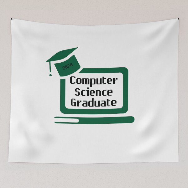 Item preview, Computer Science Graduate 2024 - Graduation 2024 (green) designed and sold by TesSpace.
