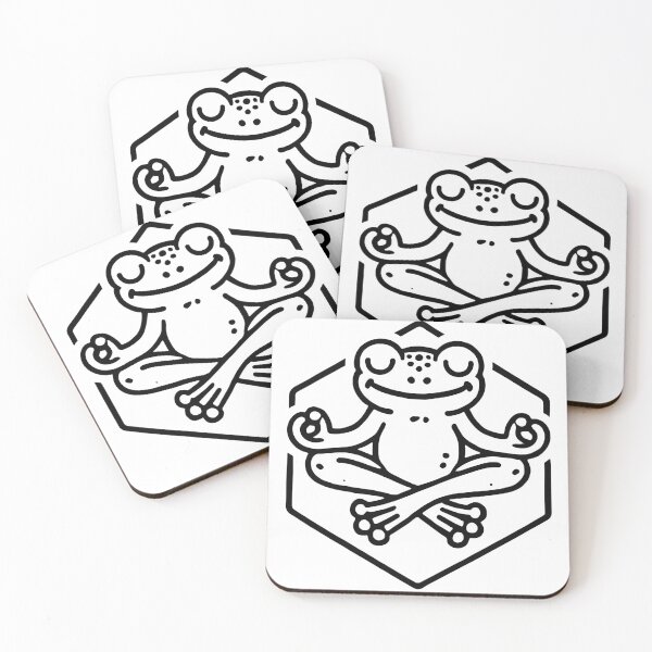 Item preview, Peaceful Meditating Frog Design - Perfect for Mindfulness and Yoga Enthusiasts designed and sold by meshhead.