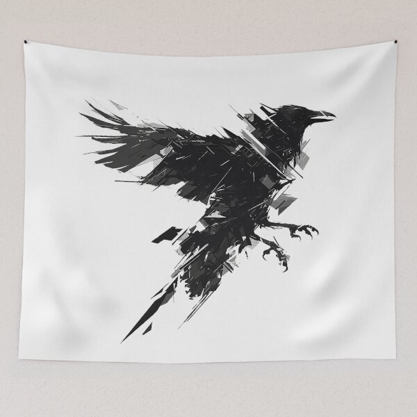 Item preview, Crow Transformed by Geometric Shapes designed and sold by Christian Weiss.