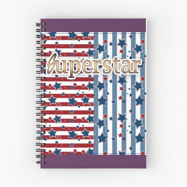 Item preview, Pattern in stripes and stars and inscription *Superstar* designed and sold by fuzzyfox.