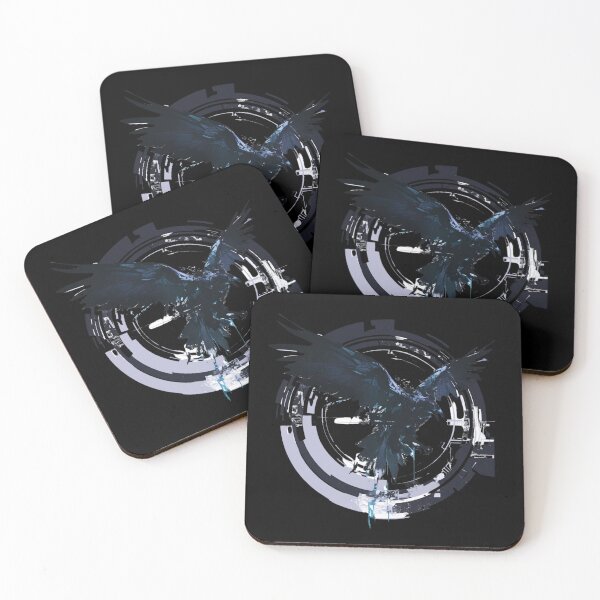 Artikelvorschau, Cyber Raven / Rabe / Cooles Tier / Cyber Animal / Zukünftige Tierkunst / Tierkrieger / Niedliche Tierkunst / Ästhetische Gaming-Aufkleber entworfen und verkauft von SMARTKIT DESIGNAGENCY.