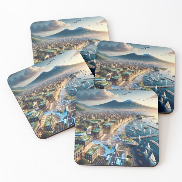 Item preview, Naples - Futuristic Cities designed and sold by Eric Nagel.