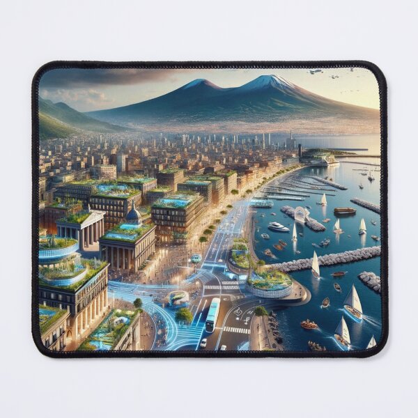 Item preview, Naples - Futuristic Cities designed and sold by Eric Nagel.