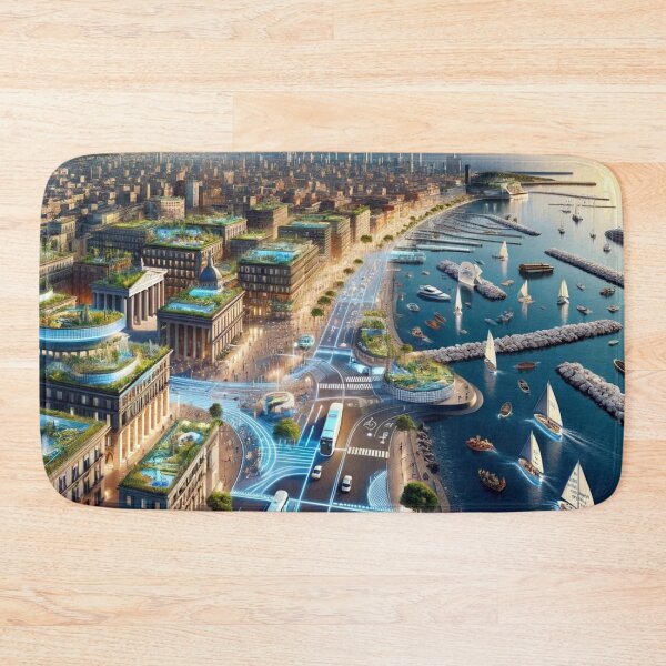 Item preview, Naples - Futuristic Cities designed and sold by Eric Nagel.