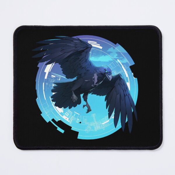 Item preview, Cyber Raven // Raven // Cool Animal // Cyber Animal // Future Animal Art // Animal Warrior // Animal Cute Art // Gaming Aesthetic stickers designed and sold by SMARTKIT DESIGNAGENCY.
