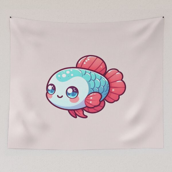 Item preview, Cute Betta Fish  designed and sold by stylishdzign.