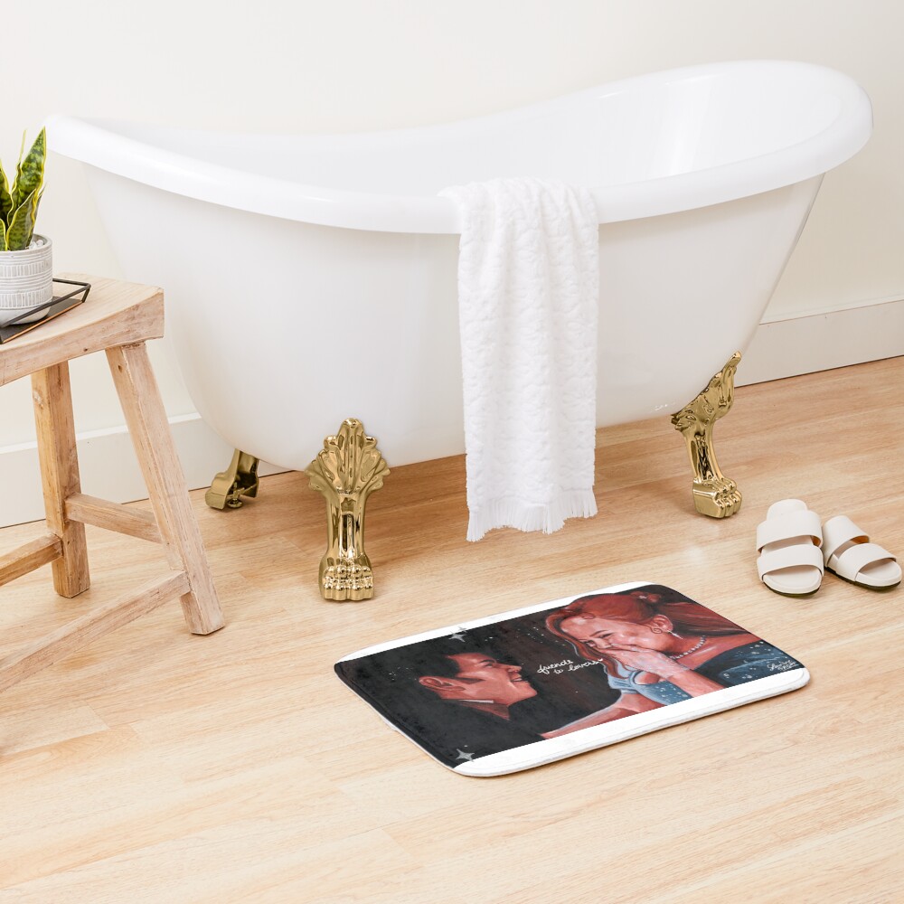 Aperçu de l'œuvre Tapis de bain créée et vendue par laureneportrait.