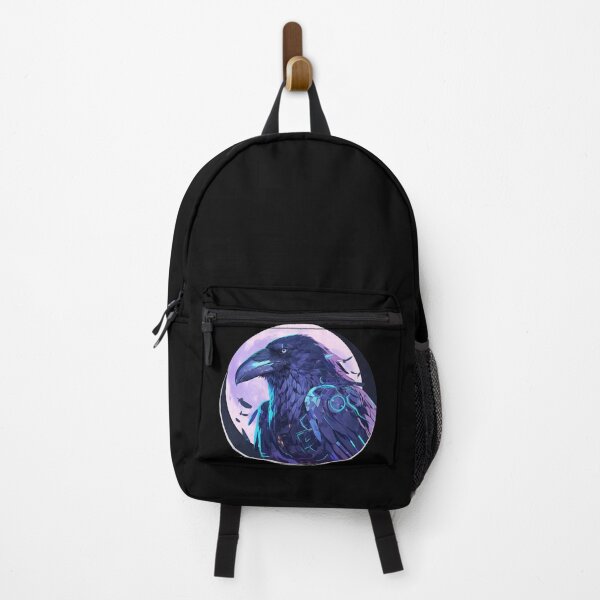 Item preview, Cyber Raven // Raven // Cool Animal // Cyber Animal // Future Animal Art // Animal Warrior // Animal Cute Art // Gaming Aesthetic stickers designed and sold by SMARTKIT  DESIGNAGENCY.
