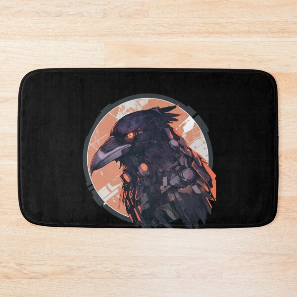 Item preview, Cyber Raven // Raven // Cool Animal // Cyber Animal // Future Animal Art // Animal Warrior // Animal Cute Art // Gaming Aesthetic stickers designed and sold by SMARTKIT  DESIGNAGENCY.