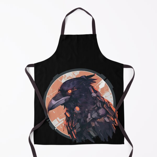 Item preview, Cyber Raven // Raven // Cool Animal // Cyber Animal // Future Animal Art // Animal Warrior // Animal Cute Art // Gaming Aesthetic stickers designed and sold by SMARTKIT  DESIGNAGENCY.