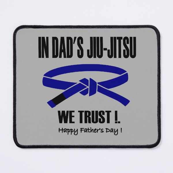 Item preview, In Dad's Jiu-Jitsu we trust - blue belt - gry designed and sold by LuizSilva1983.