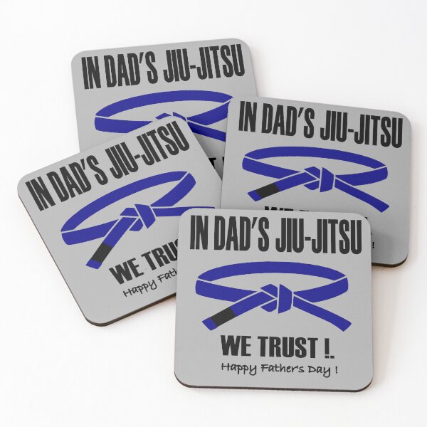 Item preview, In Dad's Jiu-Jitsu we trust - blue belt - gry designed and sold by LuizSilva1983.