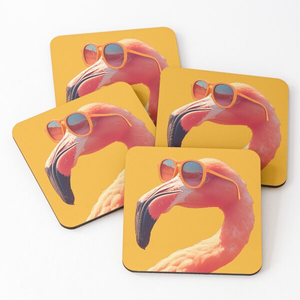 Item preview, Flamingo with Sunglasses designed and sold by Christian Weiss.