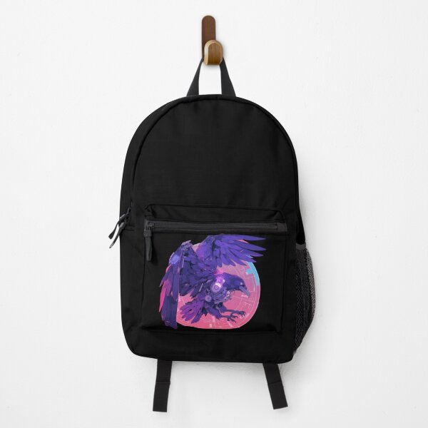 Item preview, Cyber Raven // Raven // Cool Animal // Cyber Animal // Future Animal Art // Animal Warrior // Animal Cute Art // Gaming Aesthetic stickers designed and sold by SMARTKIT  DESIGNAGENCY.