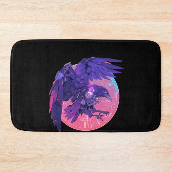Item preview, Cyber Raven // Raven // Cool Animal // Cyber Animal // Future Animal Art // Animal Warrior // Animal Cute Art // Gaming Aesthetic stickers designed and sold by SMARTKIT  DESIGNAGENCY.