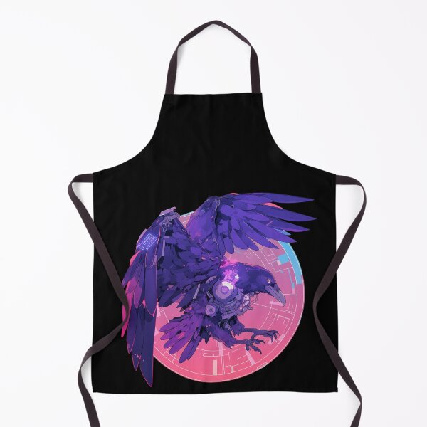 Item preview, Cyber Raven // Raven // Cool Animal // Cyber Animal // Future Animal Art // Animal Warrior // Animal Cute Art // Gaming Aesthetic stickers designed and sold by SMARTKIT  DESIGNAGENCY.