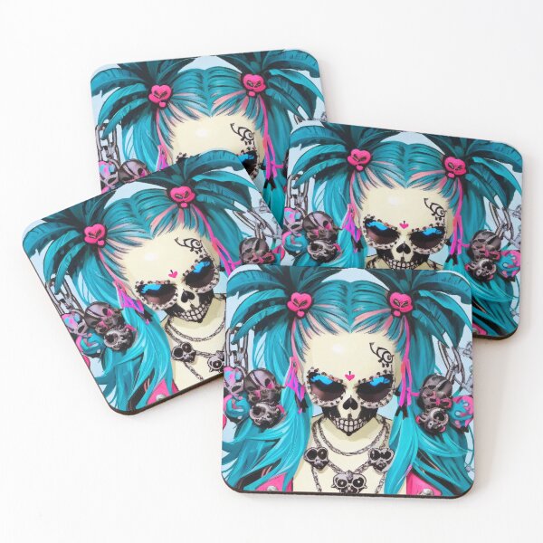 Item preview, Voodoo Makeup Neon Retro Alt Girl designed and sold by MadnessEnvelope.