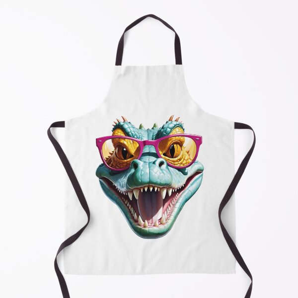 Item preview, Cheerful crocodile in sunglasses designed and sold by MadinaFatt.