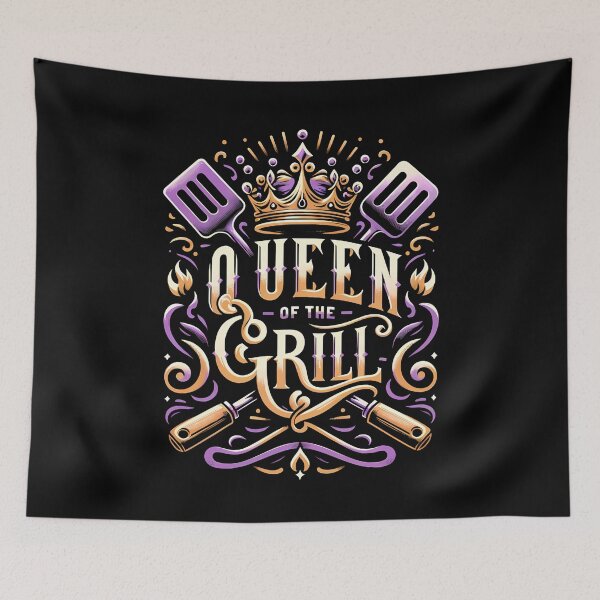 Item preview, Queen of the Grill designed and sold by CALIMASHIRTS.
