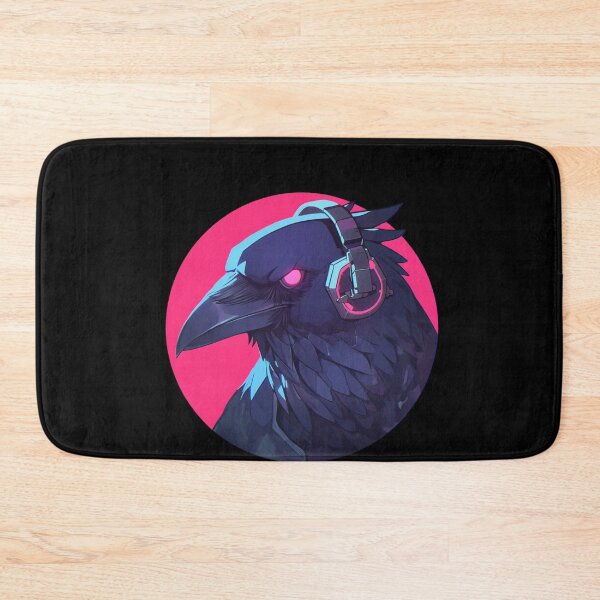 Artikelvorschau, Cyber Raven / Rabe / Cooles Tier / Cyber Animal / Zukünftige Tierkunst / Tierkrieger / Niedliche Tierkunst / Ästhetische Gaming-Aufkleber entworfen und verkauft von SMARTKIT  DESIGNAGENCY.