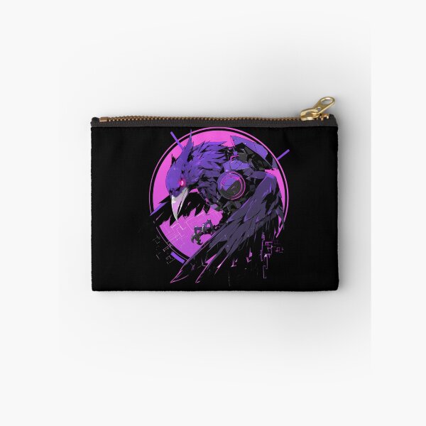 Item preview, Cyber Raven // Raven // Cool Animal // Cyber Animal // Future Animal Art // Animal Warrior // Animal Cute Art // Gaming Aesthetic stickers designed and sold by SMARTKIT  DESIGNAGENCY.