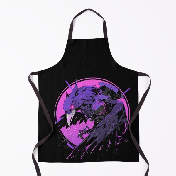 Item preview, Cyber Raven // Raven // Cool Animal // Cyber Animal // Future Animal Art // Animal Warrior // Animal Cute Art // Gaming Aesthetic stickers designed and sold by SMARTKIT  DESIGNAGENCY.