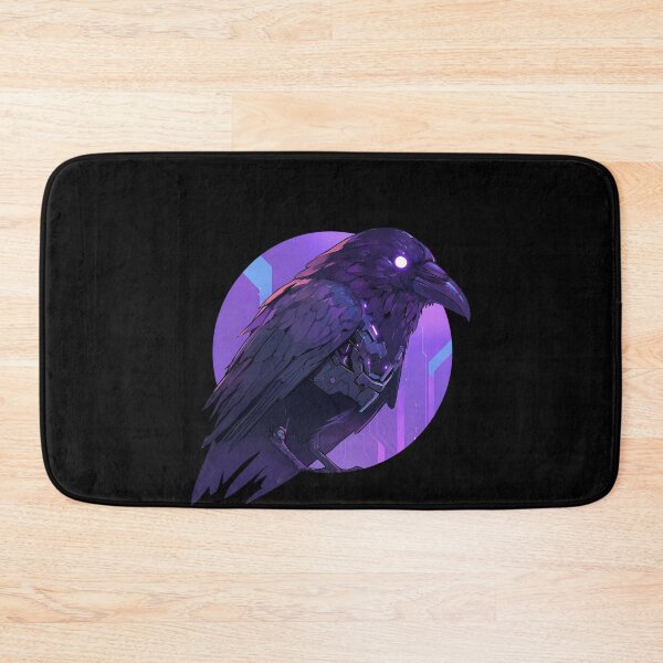 Item preview, Cyber Raven // Raven // Cool Animal // Cyber Animal // Future Animal Art // Animal Warrior // Animal Cute Art // Gaming Aesthetic stickers designed and sold by SMARTKIT  DESIGNAGENCY.
