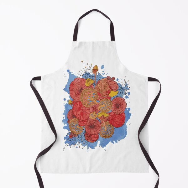 Item preview, Watercolour style mushroom collage designed and sold by MushiMe.