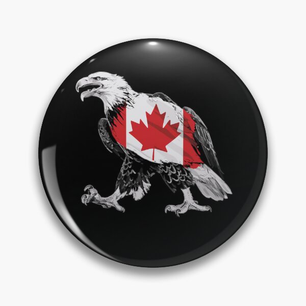 Item preview, Maple Leaf bald Eagle Canadian Flag Canada designed and sold by Smix Pixels.