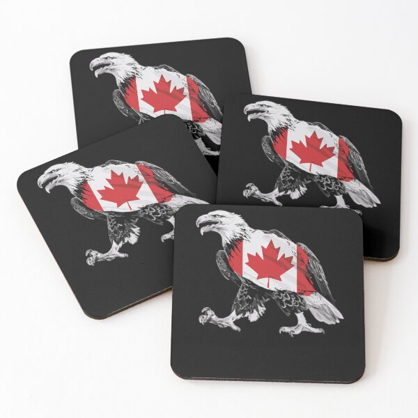 Item preview, Maple Leaf bald Eagle Canadian Flag Canada designed and sold by Smix Pixels.