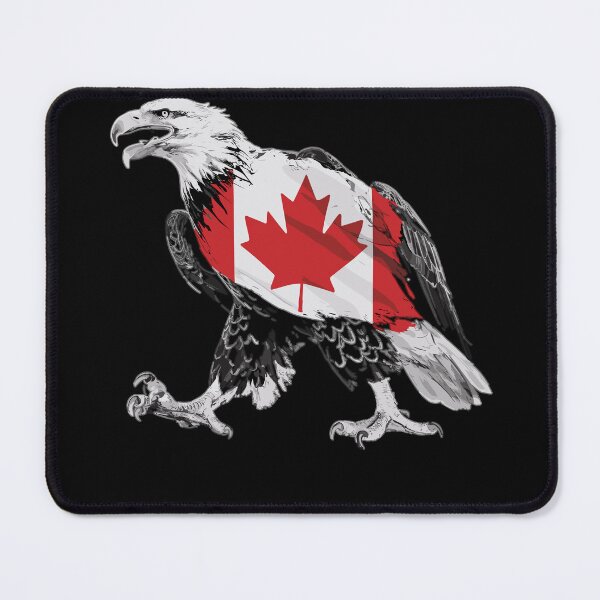 Item preview, Maple Leaf bald Eagle Canadian Flag Canada designed and sold by Smix Pixels.