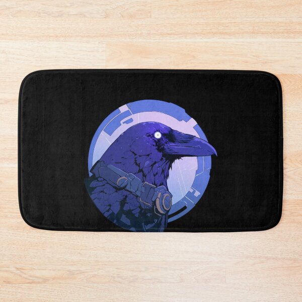 Item preview, Cyber Raven // Raven // Cool Animal // Cyber Animal // Future Animal Art // Animal Warrior // Animal Cute Art // Gaming Aesthetic stickers designed and sold by SMARTKIT  DESIGNAGENCY.