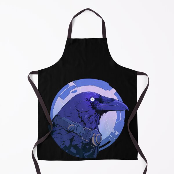 Item preview, Cyber Raven // Raven // Cool Animal // Cyber Animal // Future Animal Art // Animal Warrior // Animal Cute Art // Gaming Aesthetic stickers designed and sold by SMARTKIT  DESIGNAGENCY.