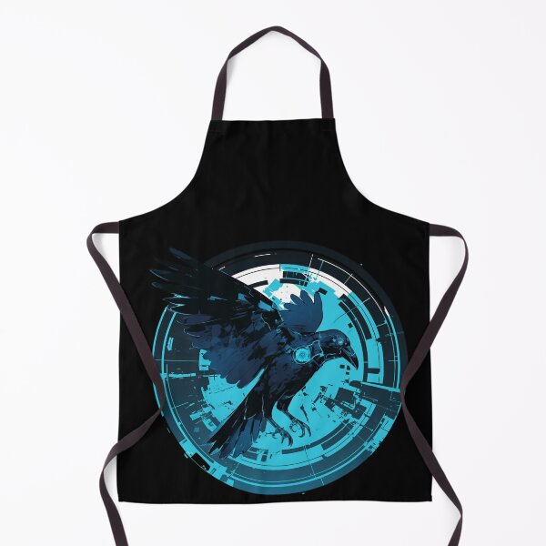 Item preview, Cyber Raven // Raven // Cool Animal // Cyber Animal // Future Animal Art // Animal Warrior // Animal Cute Art // Gaming Aesthetic stickers designed and sold by SMARTKIT  DESIGNAGENCY.