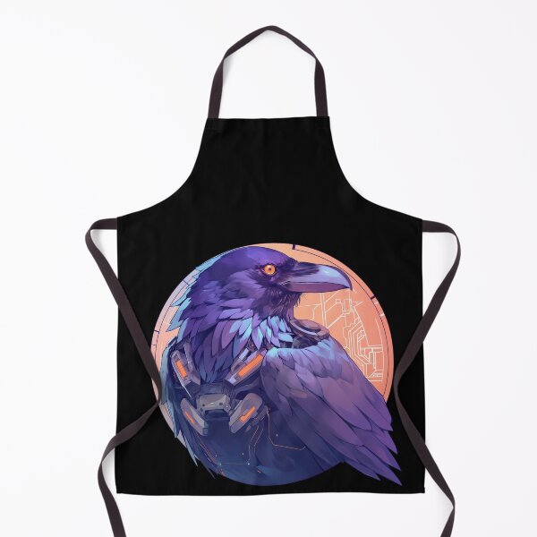 Item preview, Cyber Raven // Raven // Cool Animal // Cyber Animal // Future Animal Art // Animal Warrior // Animal Cute Art // Gaming Aesthetic stickers designed and sold by SMARTKIT  DESIGNAGENCY.