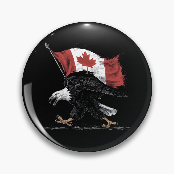 Item preview, Maple Leaf bald Eagle Canadian Flag Canada designed and sold by Smix Pixels.