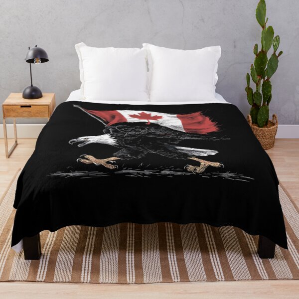 Item preview, Maple Leaf bald Eagle Canadian Flag Canada designed and sold by Smix Pixels.