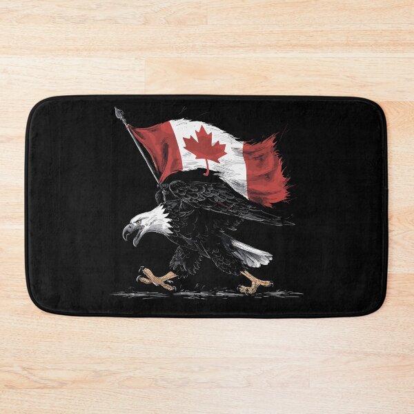 Item preview, Maple Leaf bald Eagle Canadian Flag Canada designed and sold by Smix Pixels.