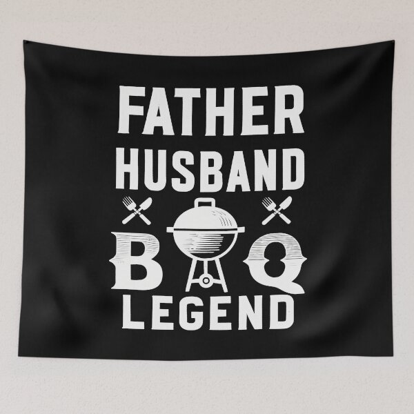 Item preview, Father Husband BBQ Legend designed and sold by CALIMASHIRTS.