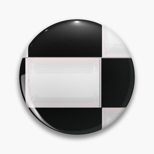 Item preview, Semicolon black and white squares designed and sold by Hen-C-Art.