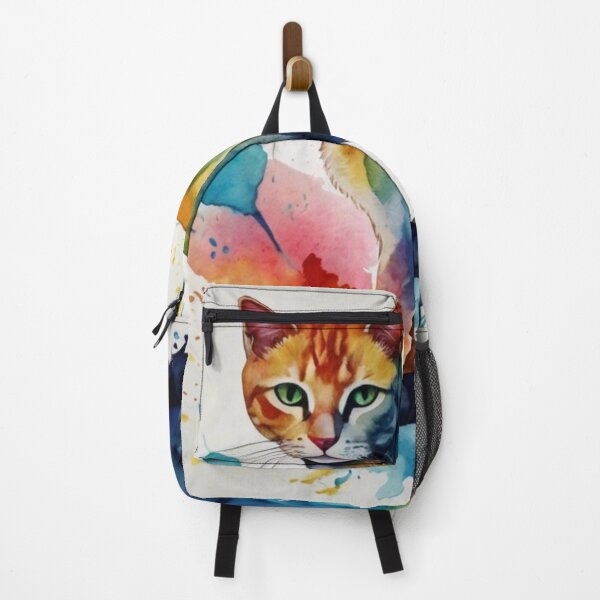 Item preview, Best-Selling Yellow Cat Clipart: Stunning Abstract Watercolor in 4K designed and sold by santyj.