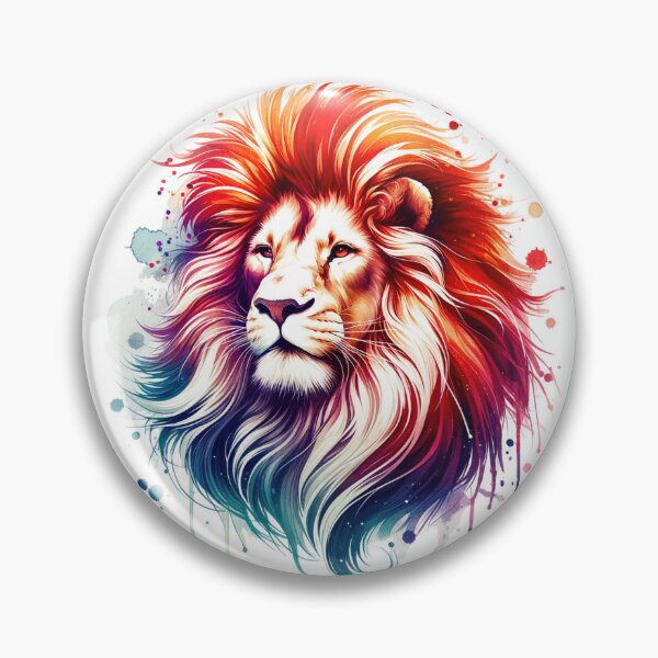 Item preview, Watercolor Majestic Lion designed and sold by InsanseCreation.