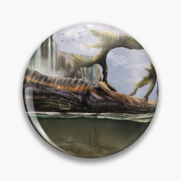 Item preview, Basking Spinosaurus designed and sold by ValkArtwork.